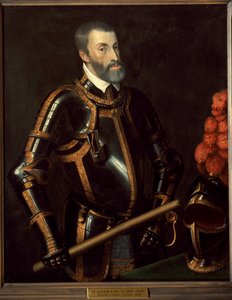 Portrét Karla V., císaře Německa od Titian (c.1488 1576) (manner of)