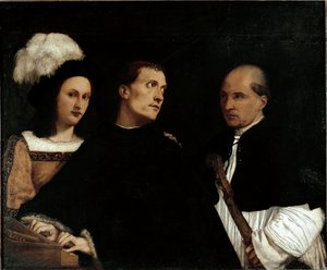 Koncert (nebo přerušený koncert) od Titian (c.1488 1576)