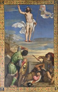 Ježíšovo vzkříšení od Titian (c.1488 1576)
