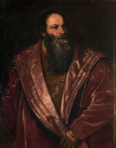 Italsky: Portrét Pietra Aretina Portrét Pietra Aretina od Titian