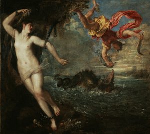 Perseus a Andromeda, cca 1555.