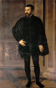 Portrét Diega Hurtado de Mendoza y Pacheco 1503-1575, cca 1535-1540. od Titian