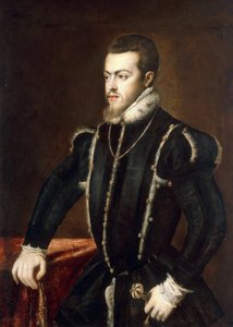 Portrét Filipa II. 1527-1598, krále Španělska a Portugalska, cca 1553. od Titian