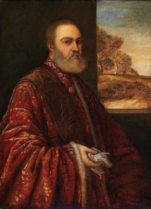 Portrét prokurátora Alessandra Contariniho, ca. 1540-1545. od Titian,