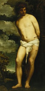 svatý Šebestián, od Tiziano Vecelli