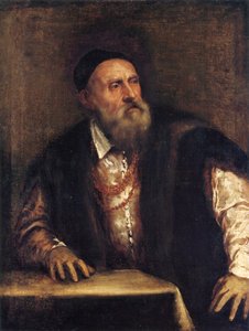 Autoportrét, cca 1550-1562. od Titian