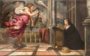 Zvěstování, asi 1538-1539. od Titian