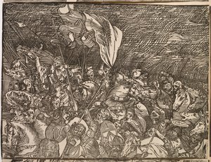 Potopení faraonovy armády v Rudém moři od Titian
