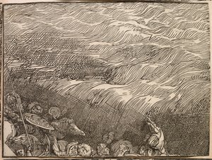 Potopení faraonovy armády v Rudém moři od Titian