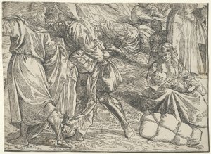 Ponoření faraonovy armády do Rudého moře od Titian