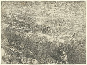 Ponoření faraonovy armády do Rudého moře od Titian