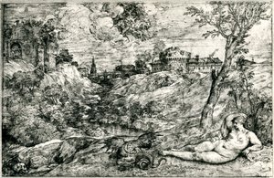 Medor a Angelica nebo Jason a Medea, c1535-1545, 1937 od Tiziano Vecelli