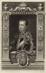 Portrét španělského krále Filipa II od Tiziano Vecelli