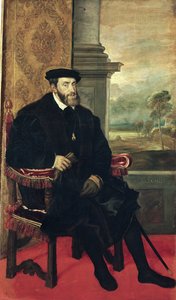 Sedící portrét císaře Karla V., 1548