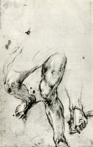 Studie k mučednictví svatého Vavřince v Benátkách, c1550, 1937 od Tiziano Vecelli