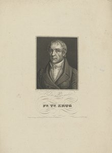 Portrét Wilhelma Traugotta Kruga 1770-1842, 1828-1829. od Tobias Falcke