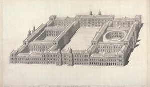 Palác Whitehall. Strana Charing Cross. od Tobias Müller