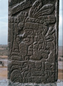 Reliéf chrámu Tlahuizcalpantecuhtli od Toltec Toltec
