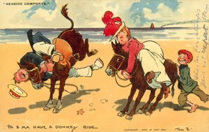 Přímořské pohodlí (chromolitho) od Tom Browne