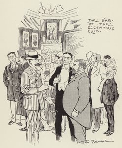 Bar v klubu Eccentric od Tom Browne
