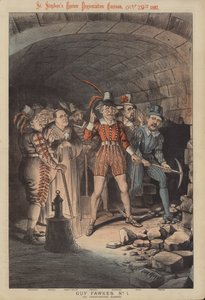Guy Fawkes, číslo 1: The Conspirators Armed (barevné lito) od Tom Merry