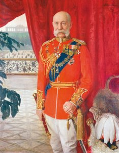 Císař František Josef I. v gala uniformě britského polního maršála od Tom von Dreger