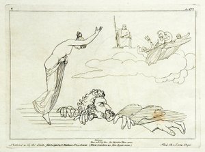 (2) Flaxman Iliad 1793, rytina 1795, 185 x 251 mm
