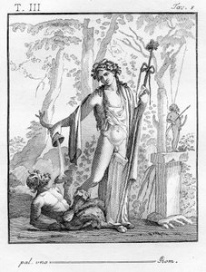 Bakchus s Thyrsem, 1804