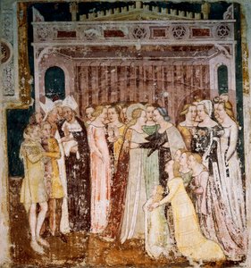 Sbohem (detail), detail z Příběhů svaté Uršuly
