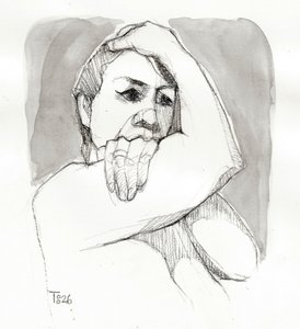 Žena v zamyšlení