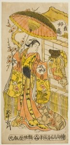 Takinaka Utagawa (řeka) od Torii Kiyomasu II