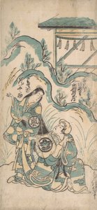 Ichimura Kameizo Návrh d Arashi Tomonosuke, že? 1748. , komár. 1748. od Torii Kiyomasu I