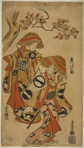 Čaj ac a rs Ichikawa Monnosuke pozice d Tamazawa Hayashino od Torii Kiyomasu I