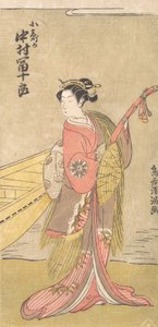 Herec Nakamura Tomijuro v roli Koshizuky, ca. 1767, ca. 1767. od Torii Kiyomitsu