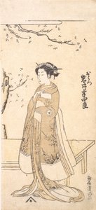 Teforth Imai verze Bílý člen Tejieo První člen od Sakai Chronicle, 2 dm. .. .. , 2. brána čt, 1771. od Torii Kiyomitsu