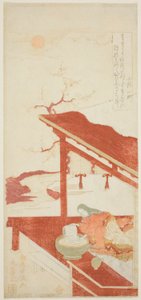 Ono no Komachi Praní kopírovací knihy od Torii Kiyomitsu I