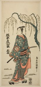 Herec Bando Hikosaburo II od Torii Kiyomitsu I