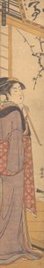 Dívka s dýmkou, ca. 1785. od Torii Kiyonaga