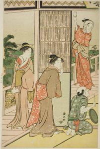 Párty v Shinagawa Pleasure Quarters od Torii Kiyonaga