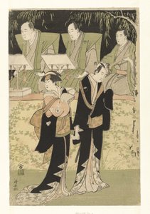 A c Tae rs Sawamura Sojuro Good Garden Celebration Edition White V als Autistic Garden Koharu od Torii Kiyonaga