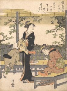 Atago Hill v Shiba, ca. 1783. od Torii Kiyonaga