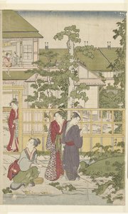 hrající na slepce od Torii Kiyonaga