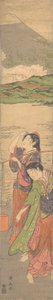 Dance of the Beach Maidens, konec 18. století. od Torii Kiyonaga