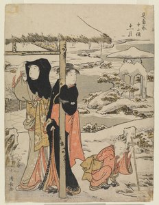 Jedenáctý měsíc (Jūichi gatsu) od Torii Kiyonaga