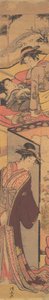 V domě potěšení, konec 18. století. od Torii Kiyonaga