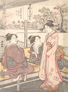 V rámci rodiny Nippori Ebisu-Daikoku? 1793. od Torii Kiyonaga