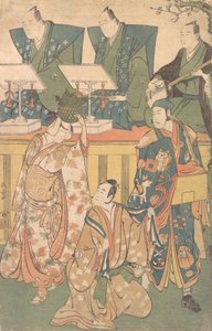 Scéna z dramatu, ca. 1788. od Torii Kiyonaga