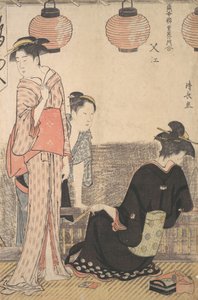 Scéna v Nakasu, okres Edo, 1783. od Torii Kiyonaga