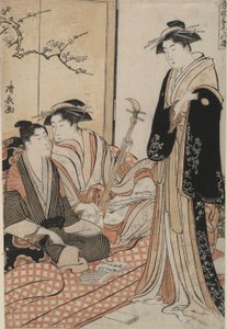 Výuka písně Kat?-Bushi: Hudební zábavy od Torii Kiyonaga