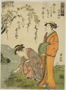 Básník Sojo Henjo, ze série "Šest nesmrtelných básníků (Rokkasen)" od Torii Kiyonaga